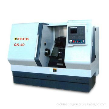 CNC Lathe Machine with 45° Bed Slanting Angle and 260mm X-axis Travel